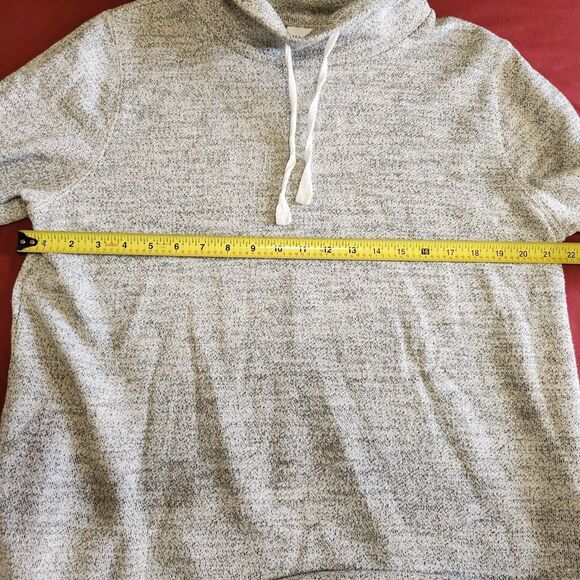 Ava & Viv Gray Cowl Neck Sweatshirt Metallic Shimmer Knit Womens Size X - Picture 6 of 10